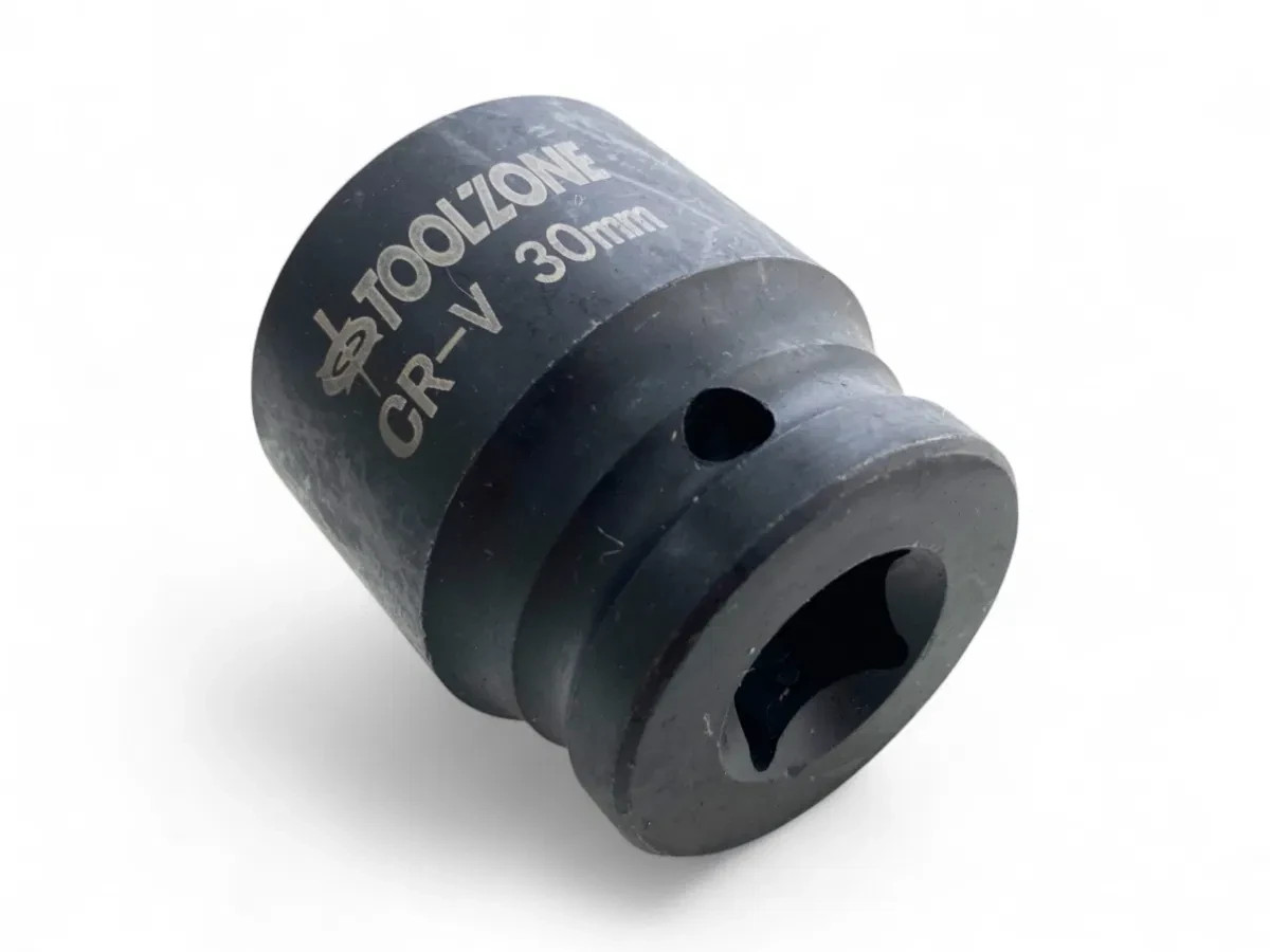 30mm Shallow Impact Socket 1/2″ Drive CR‑V Bi‑Hex 12‑Point Elite 30mm Socket