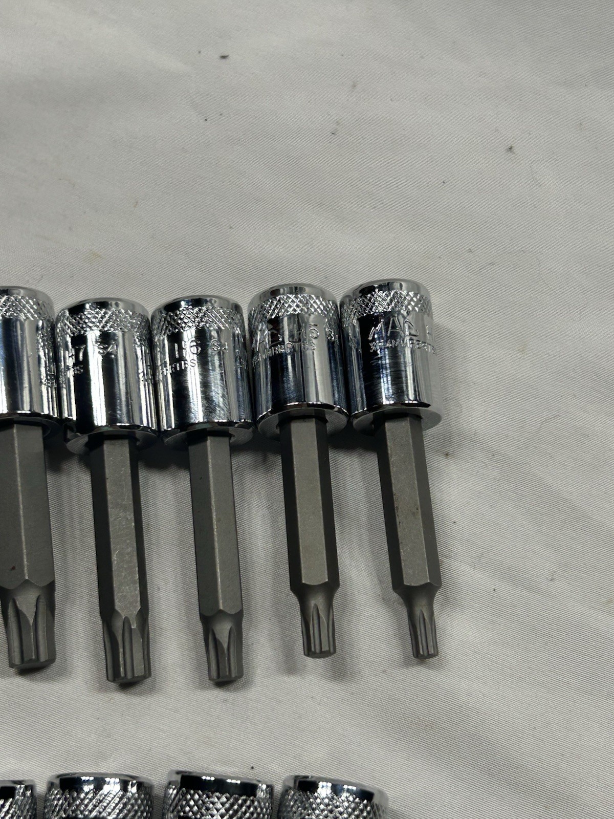 Mac Tool Sxh14rbrt 13pc Sae / Metric Hex Driver Set Rbrt Grip edge Nice!!!