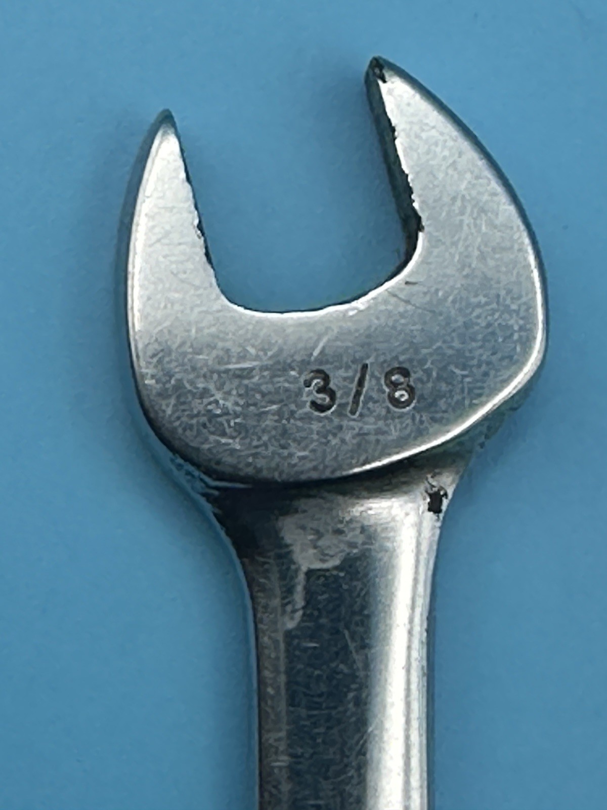Snap-on Tools 3/8″ OEX-120 USA 3 12 Point Combination Wrench Chrome SAE USED #3