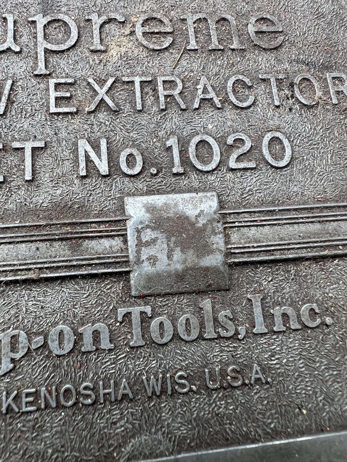 🇺🇸Vintage Blue-Point Supreme Snap-on Screw Extractor Set No.1020 INCOMPLETE