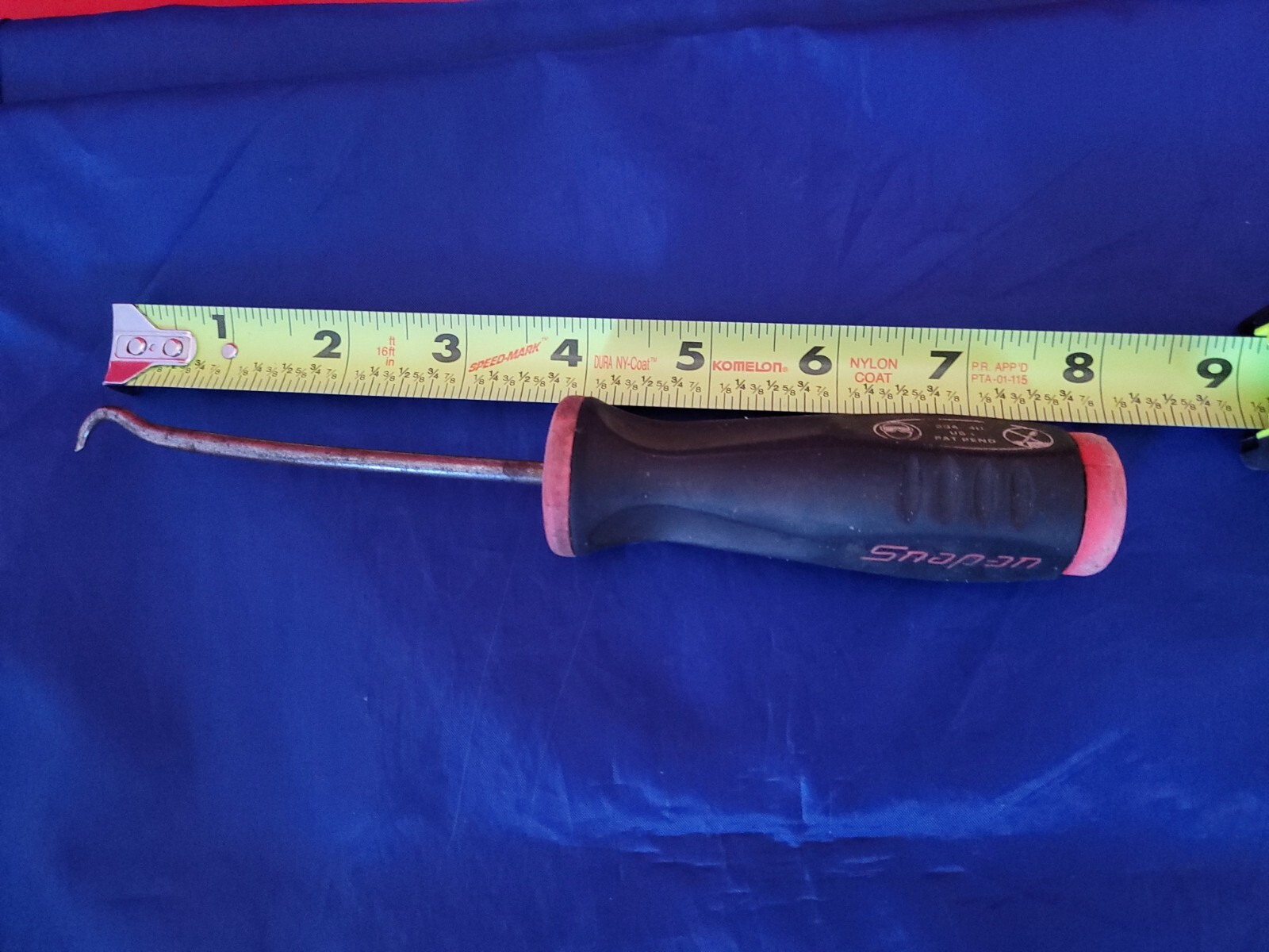 Snap-on SG4ASH Hook Pick Red Soft Grip Handle USA S15