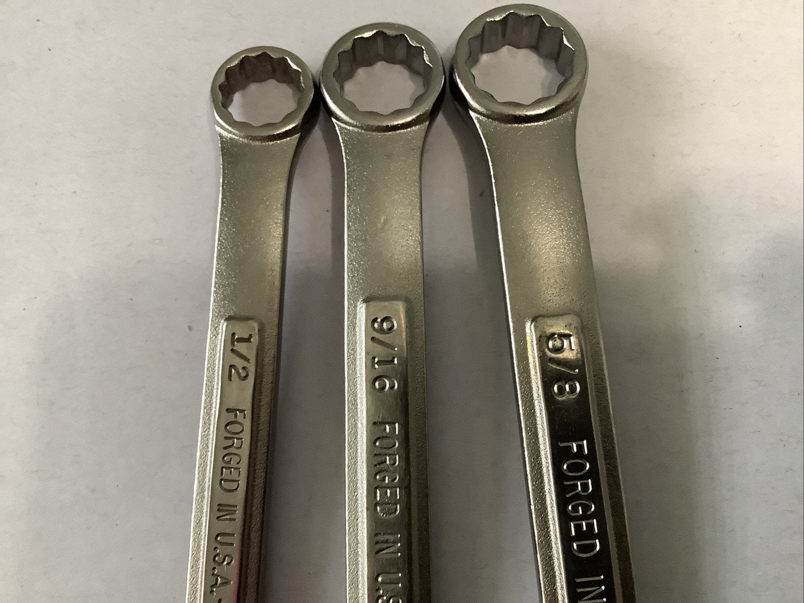 Craftsman 10pc SAE 5/16-7/8 Combination Wrench Set VA Series 12pt USA