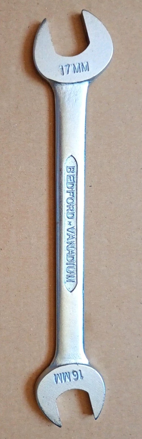 Bedford Vanadium Open Ended Spanners x 8 • Metric Sizes: 6/7mm – 10mm to 22mm