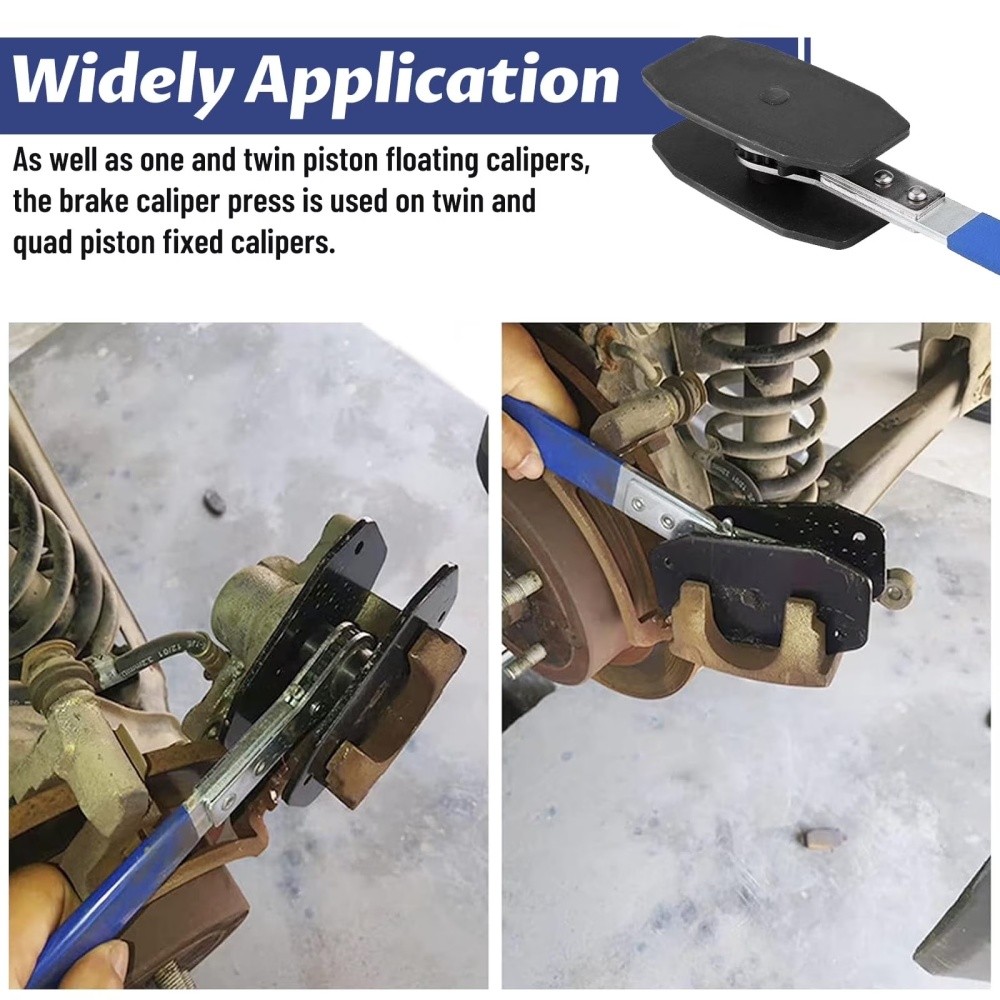 Car Ratchet Brake Piston Spreader Wrench Caliper Pad Install Tool Press Ratchet