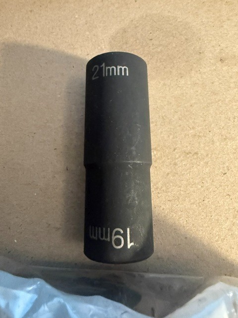 Grey Pneumatic 2192DT 1/2″ Drive Extra Thin Wall Flip Socket 19mm / 21mm NIP FS