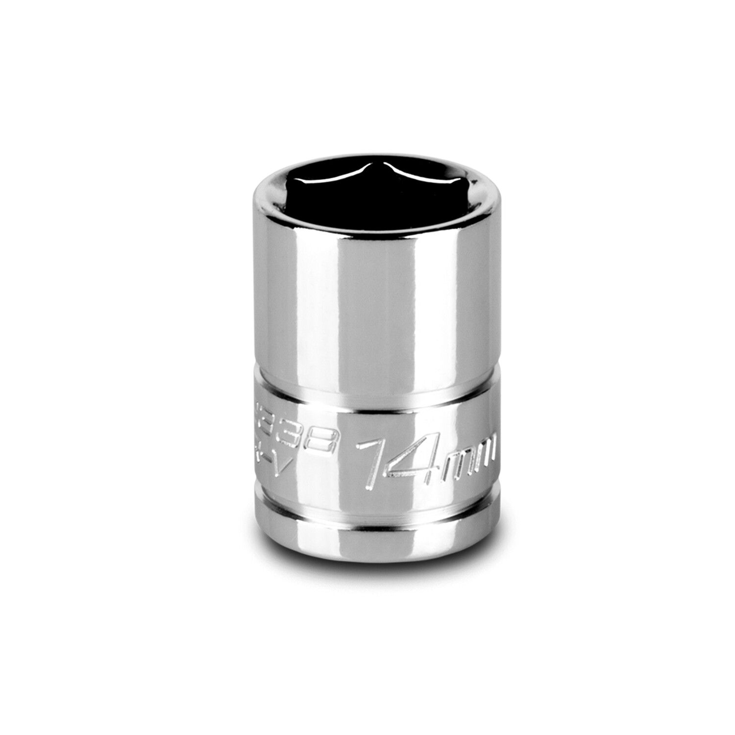 Capri Tools Shallow Socket, 3/8 in. Drive, 6-Point, Metric and SAE Sizes