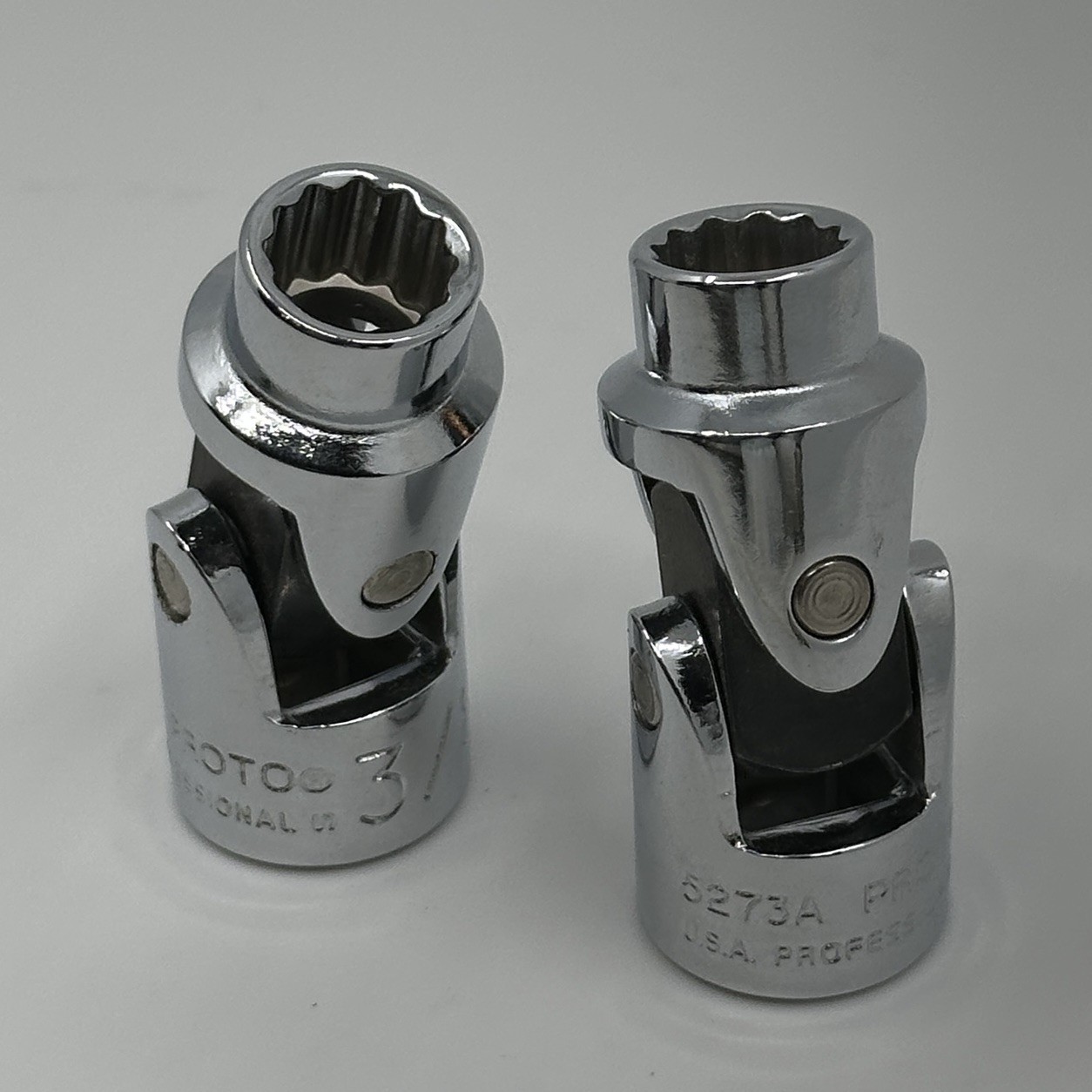 qty 2 Proto J5273A, 3/8″ Standard Universal Socket, 3/8″ Drive, 12 Point NEW Lot