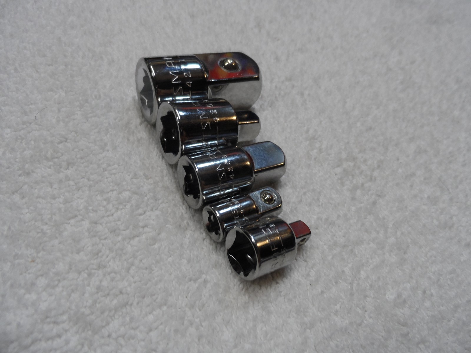 Craftsman 1/4″ 3/8″ 1/2″ 3/4″ Drive Socket Adapter Set – 5 pcs