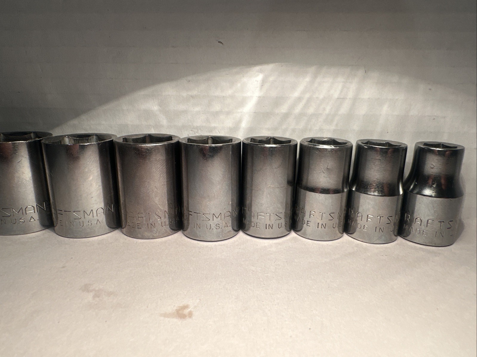 CRAFTSMAN 16 piece 1/2” Drive SAE 6 Point Sockets 7/16 – 1-1/8 + Rachet & 3 More