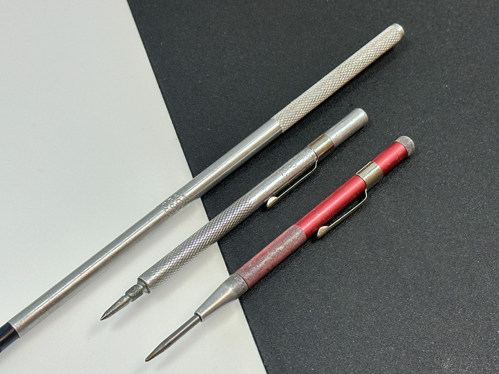 Blue-Point Tools 3pc PTS5 Hand Scriber, SS9A Screw Starter, YA805A Center Punch