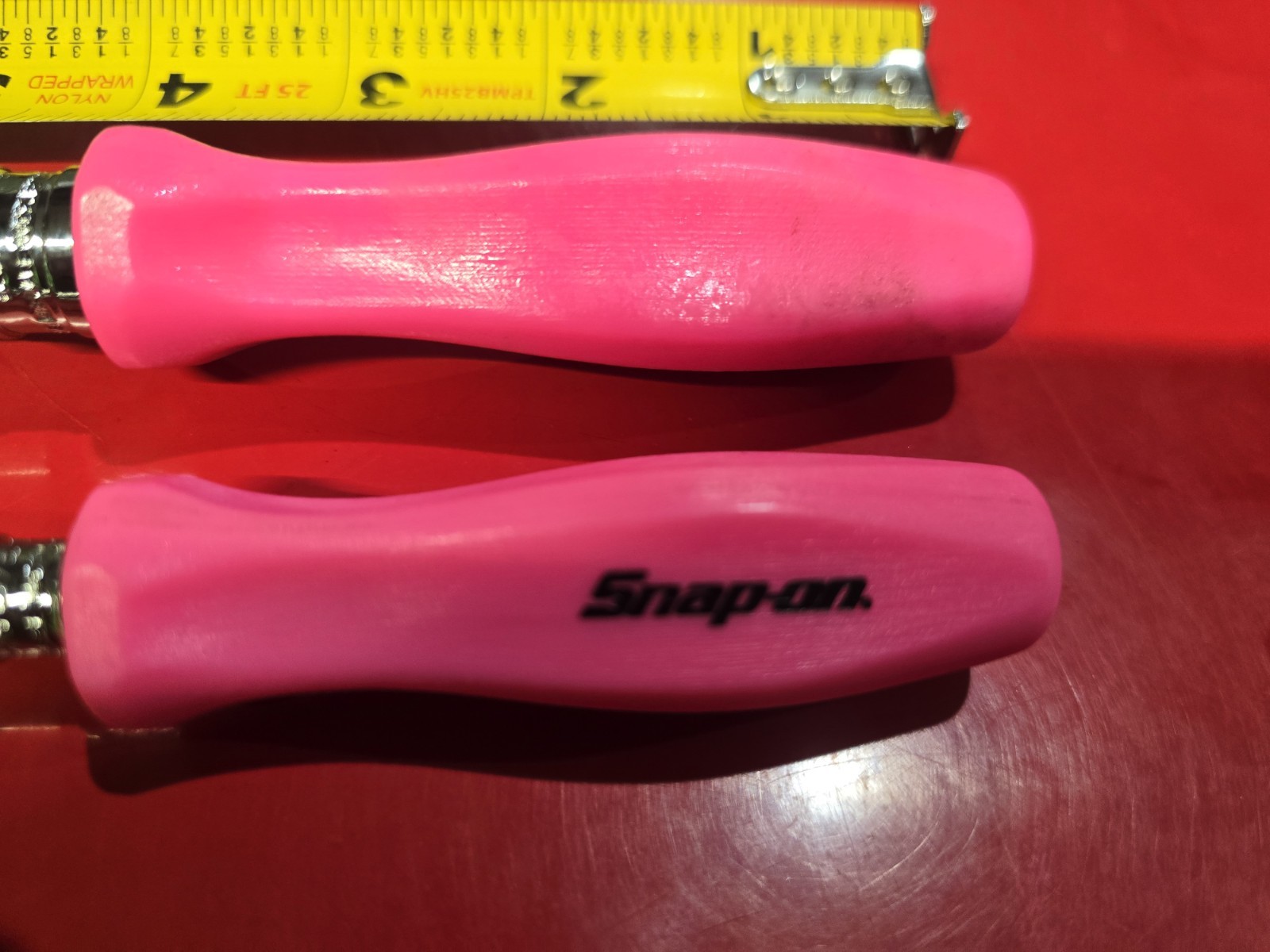 !PINK SNAP ON RARE SWIVEL HEAD SET! 3/8 Drive and 1/4. THNFD72 and FHNFD100. NEW