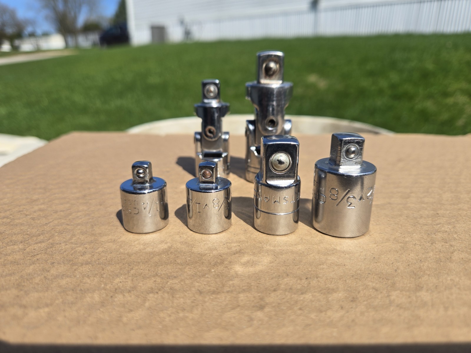 Craftsman Reducers & Swivels 1/4″ 3/8″ 1/2″ Made in The USA 6 Pieces