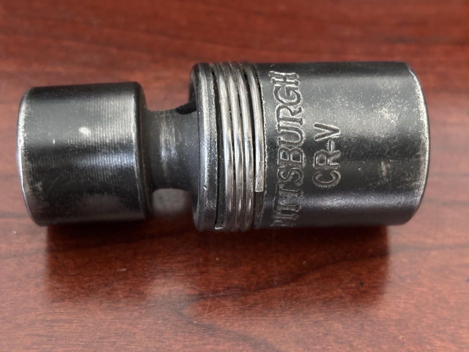 Pittsburgh Tools-CR-V Universal Socket # 15-USA-1/2″ drive-6 Point-Spring Action