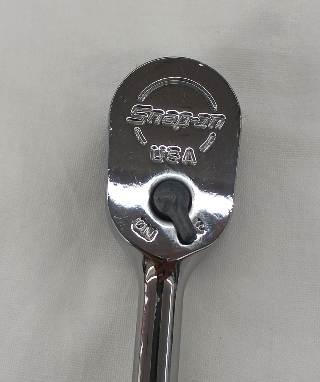 Snap-on TL72 1/4″ Drive Long Handle Fixed Head Ratchet [Used]