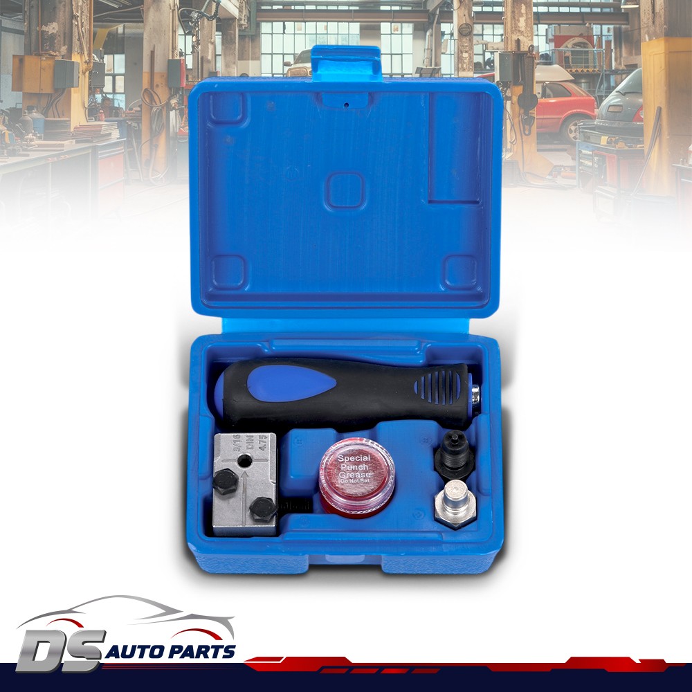 Universal Handheld Car 3/16» Single Flare W/Storage Brake Line Flaring Tool Kit