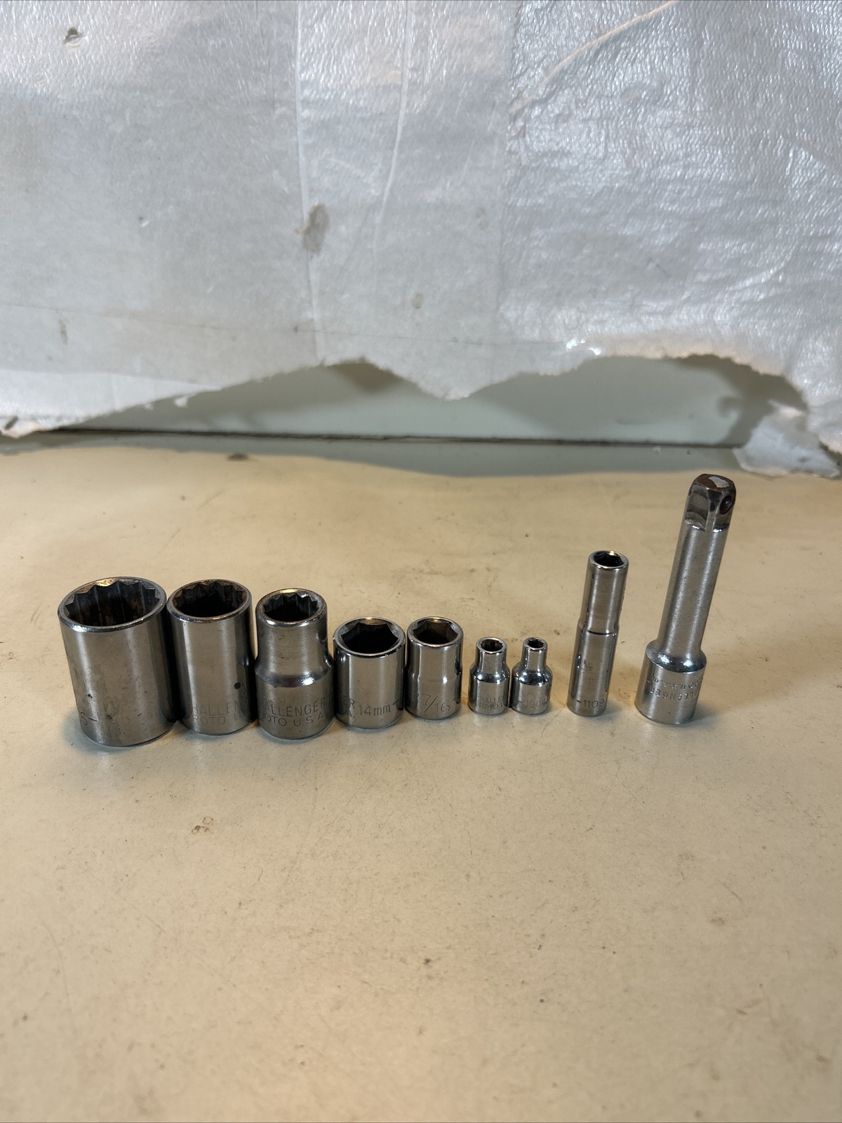 Lot Of Proto Challenger 1/4 3/8 1/2 Dr Sockets 13/16 5/8 1/2 14 7/16 7/32 4 9/32