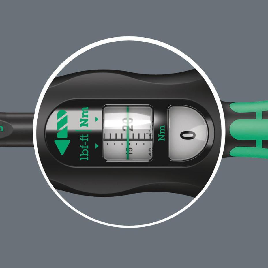 1/4″ Click-Torque A 6 Torque Wrench with Reversible Ratchet 2.5Nm 25Nm