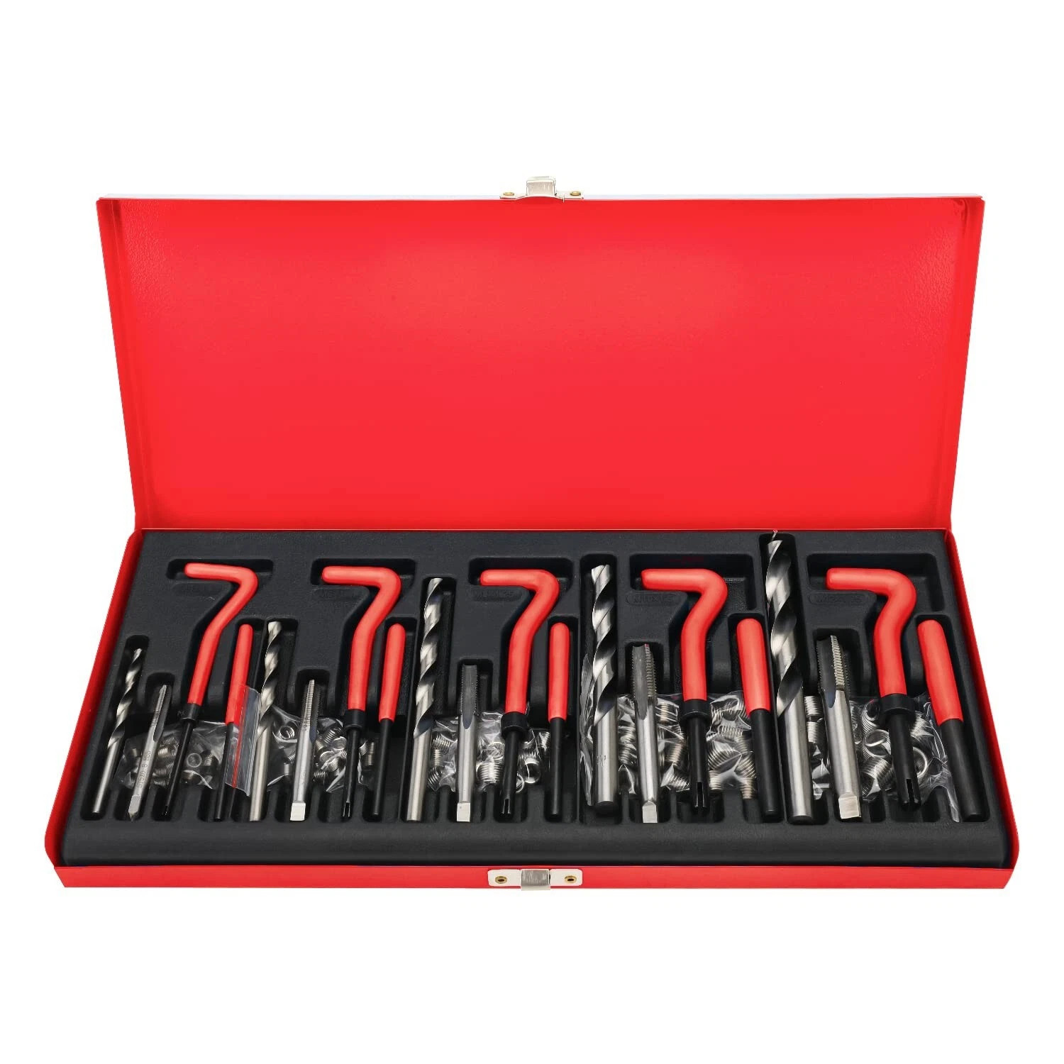 Metric Rethreading Tool Kit Set M5 M6 M8 M10 M12 Helicoil Thread Repair 131Pcs
