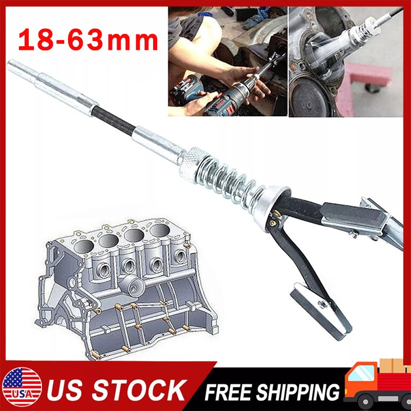 1/8″Wide Flex Shaft Cylinder Hone 18-63mm Bore Honing Tool for Auto Brake Repair
