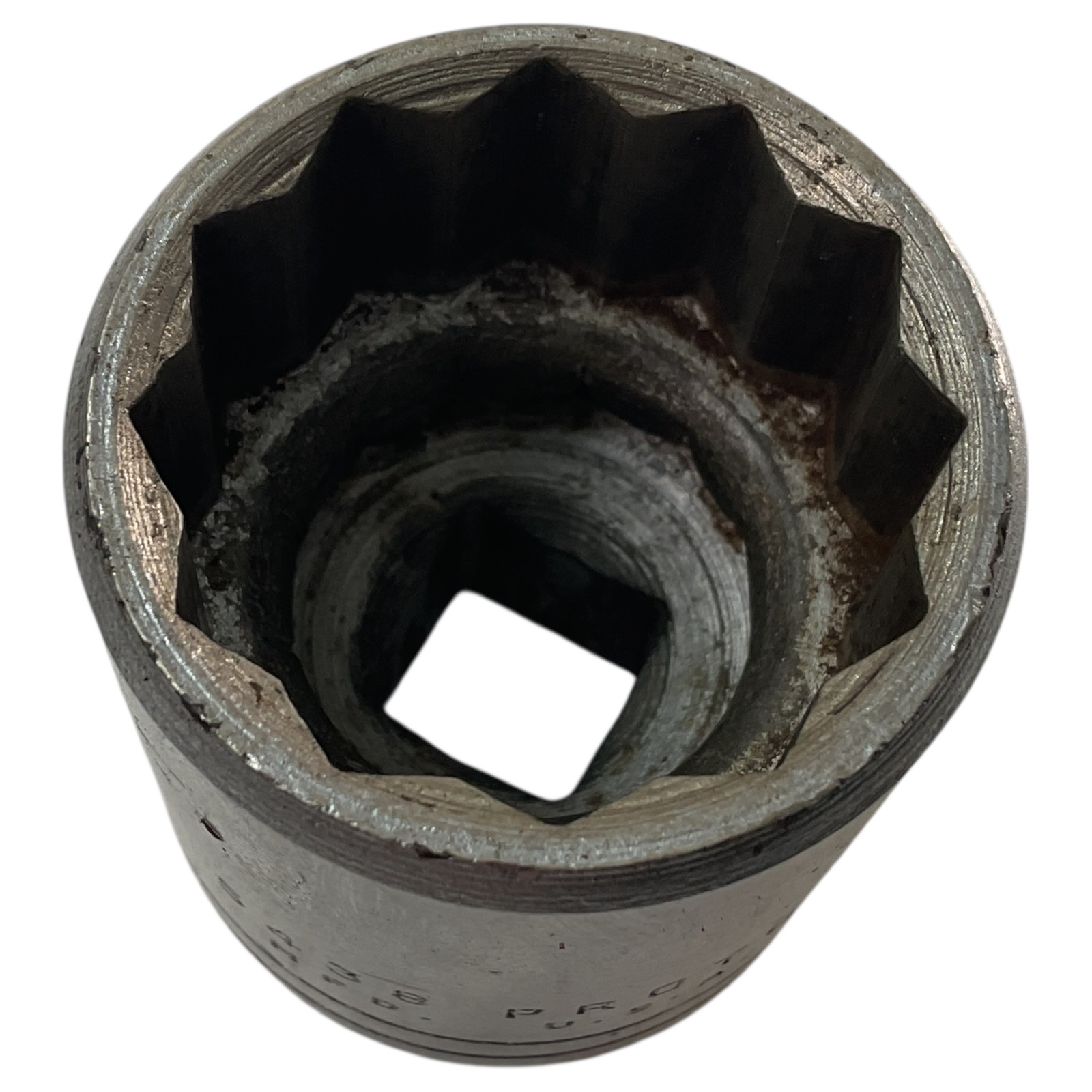 Proto Professional Socket 5438 1/2″ Drive 1-3/16″ SAE 12 Point As Pictured USA