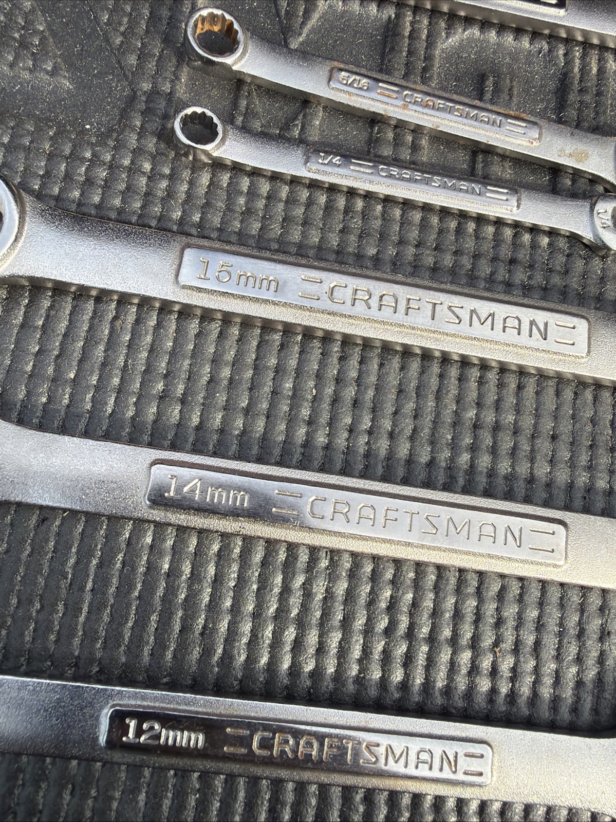 7pc Sears Craftsman Usa Random Wrench Lot Metric SAE Light Use 44691
