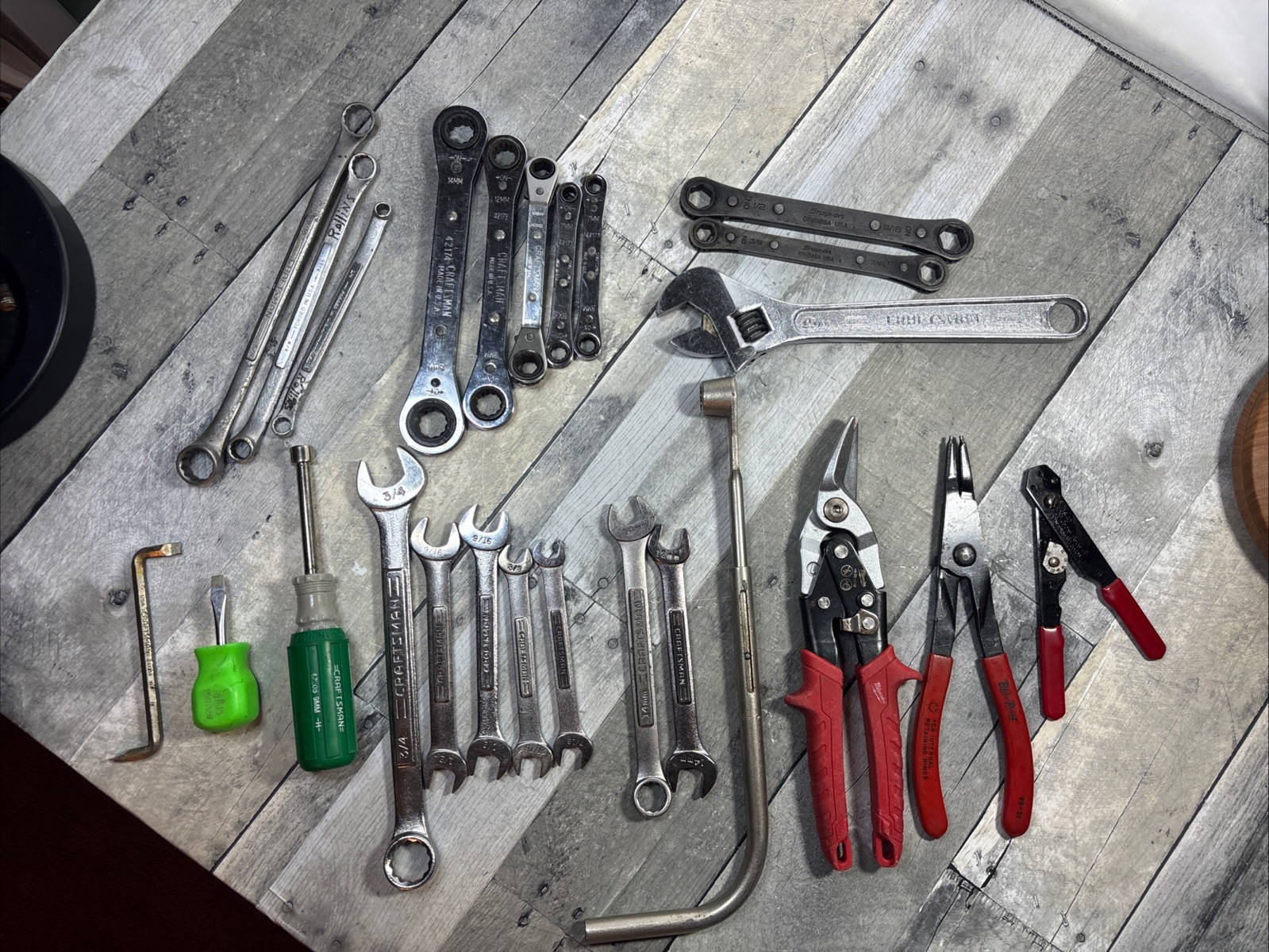 Miscellaneous Wrenches & Other Hand Tools – Snap On , Craftsman, Milwaukee USA