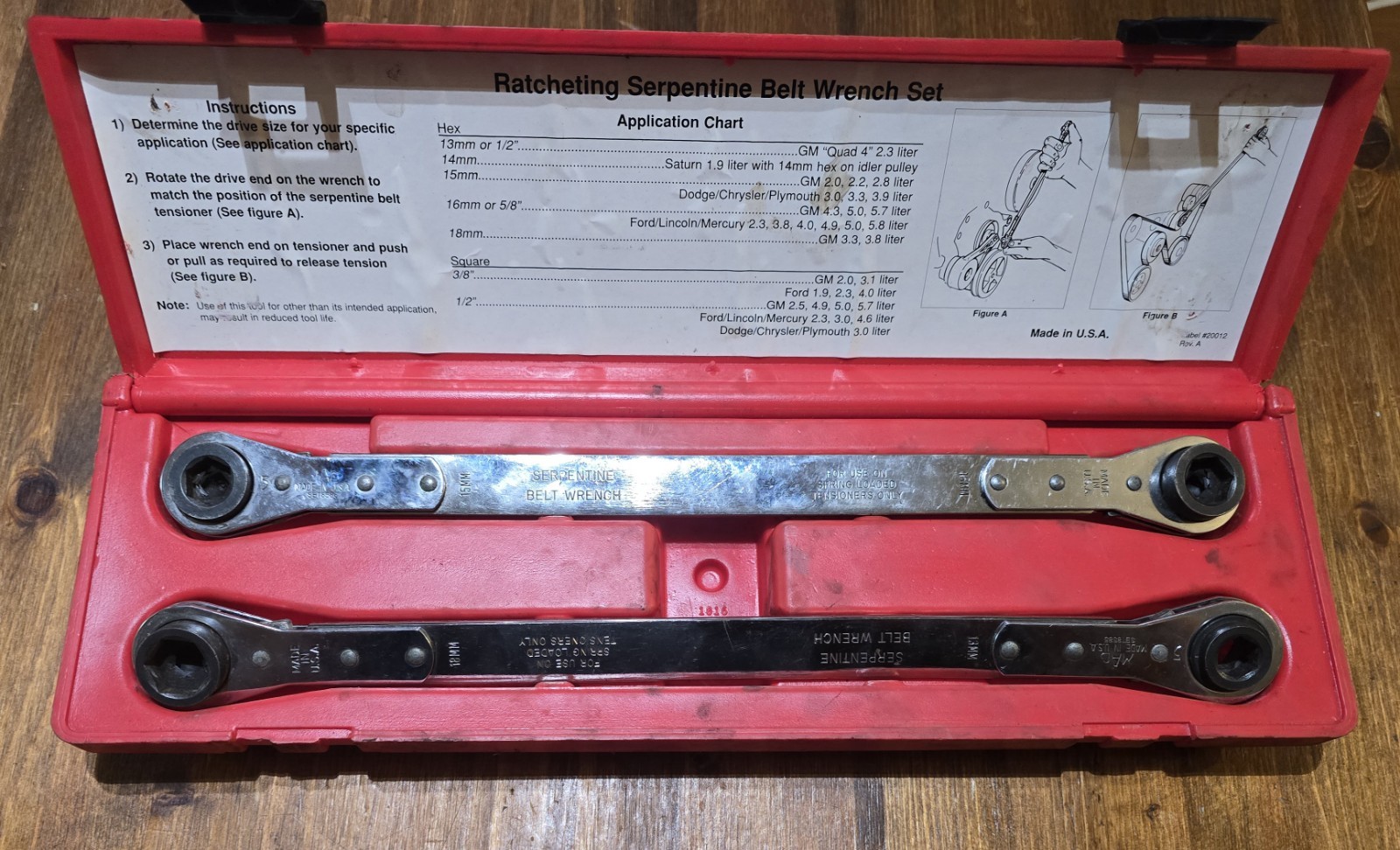 MAC Tools «Serpentine Belt Wrench Set”
