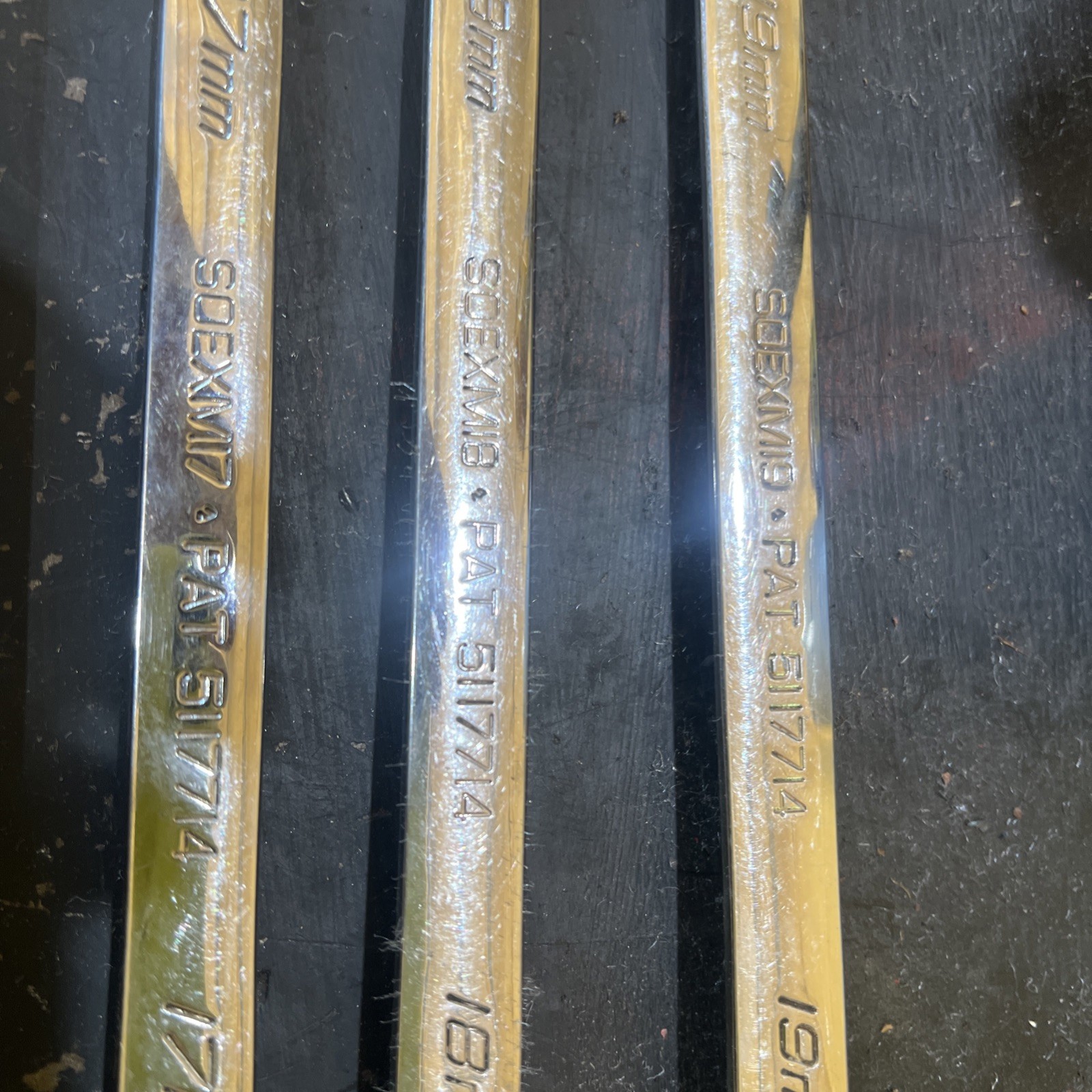 Snap-on 10pc 12pt Metric Flank Drive Plus Combination Wrench Set SOEXM710