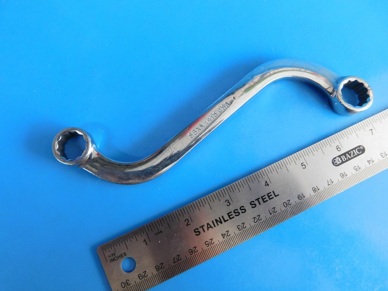 USED, SNAP ON TOOLS ( 14MM X 15MM ) » S » WRENCH , PART #SBXM1415