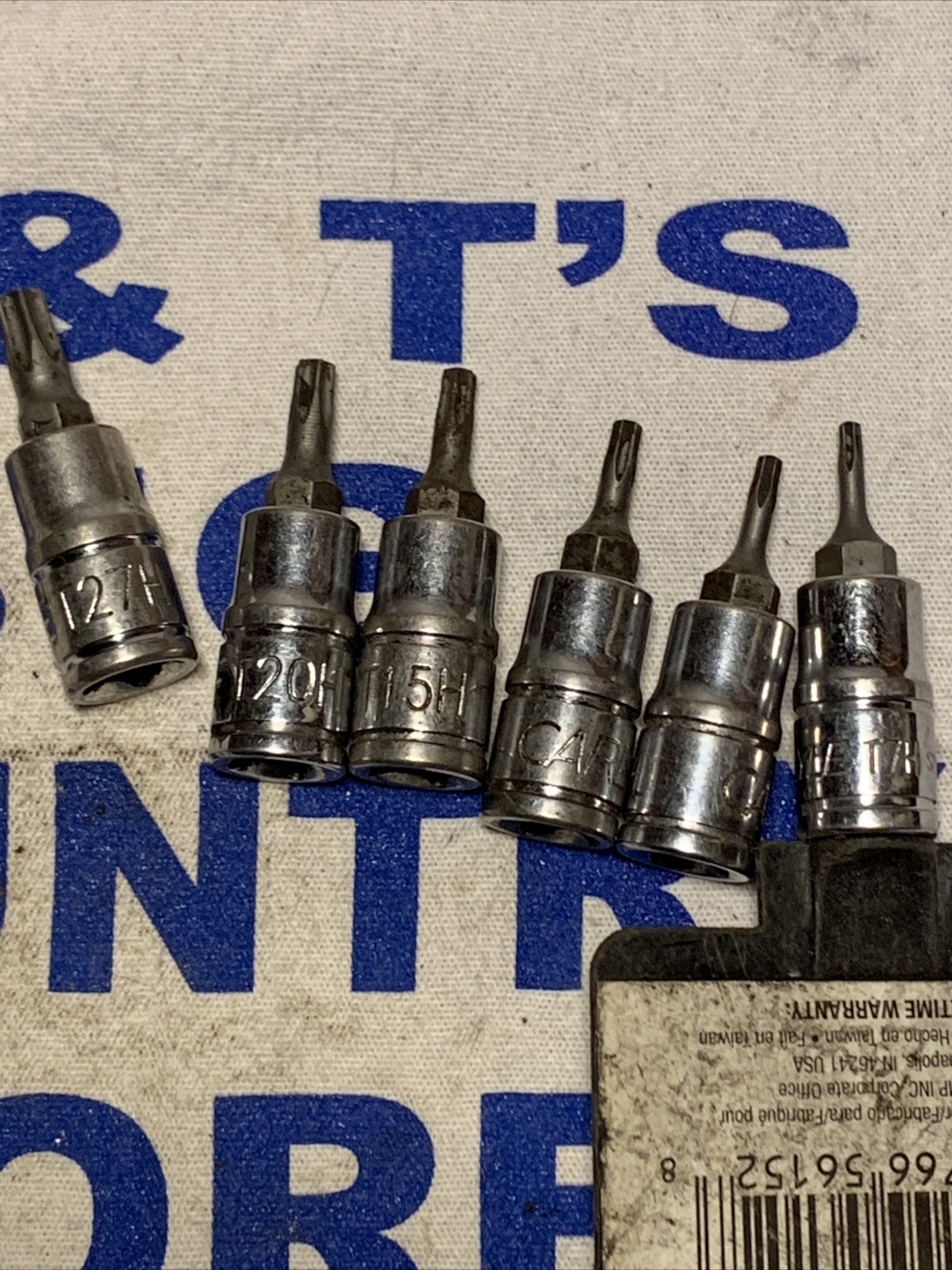 Carlyle Tools 1/4″ Drive 6pc Tamper Proof Star Bit Sockets T7-T27