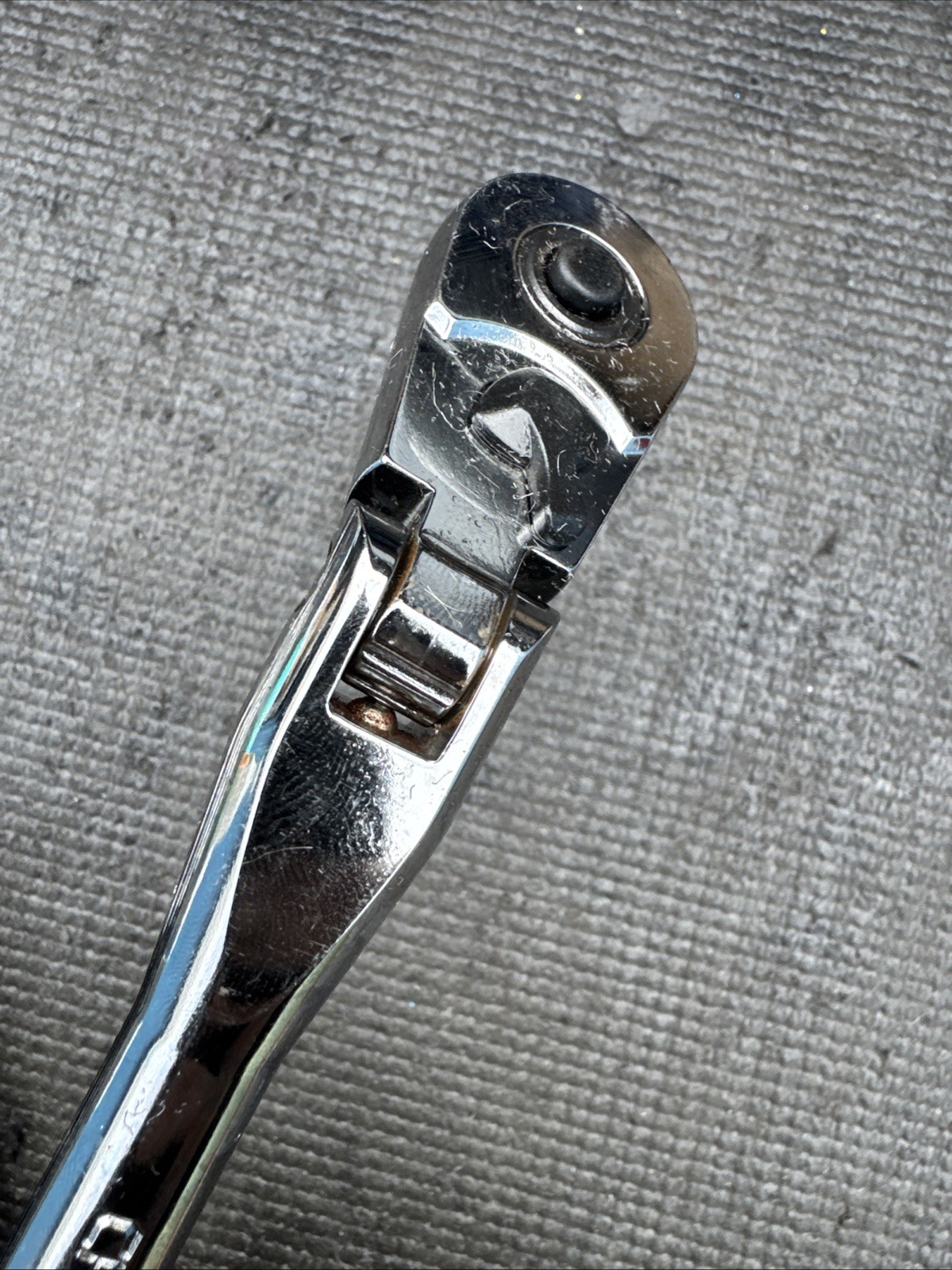 Sears Craftsman 12″ Flex Head Ratchet 3/8″ Drive Black 44836 KZ USA Nos