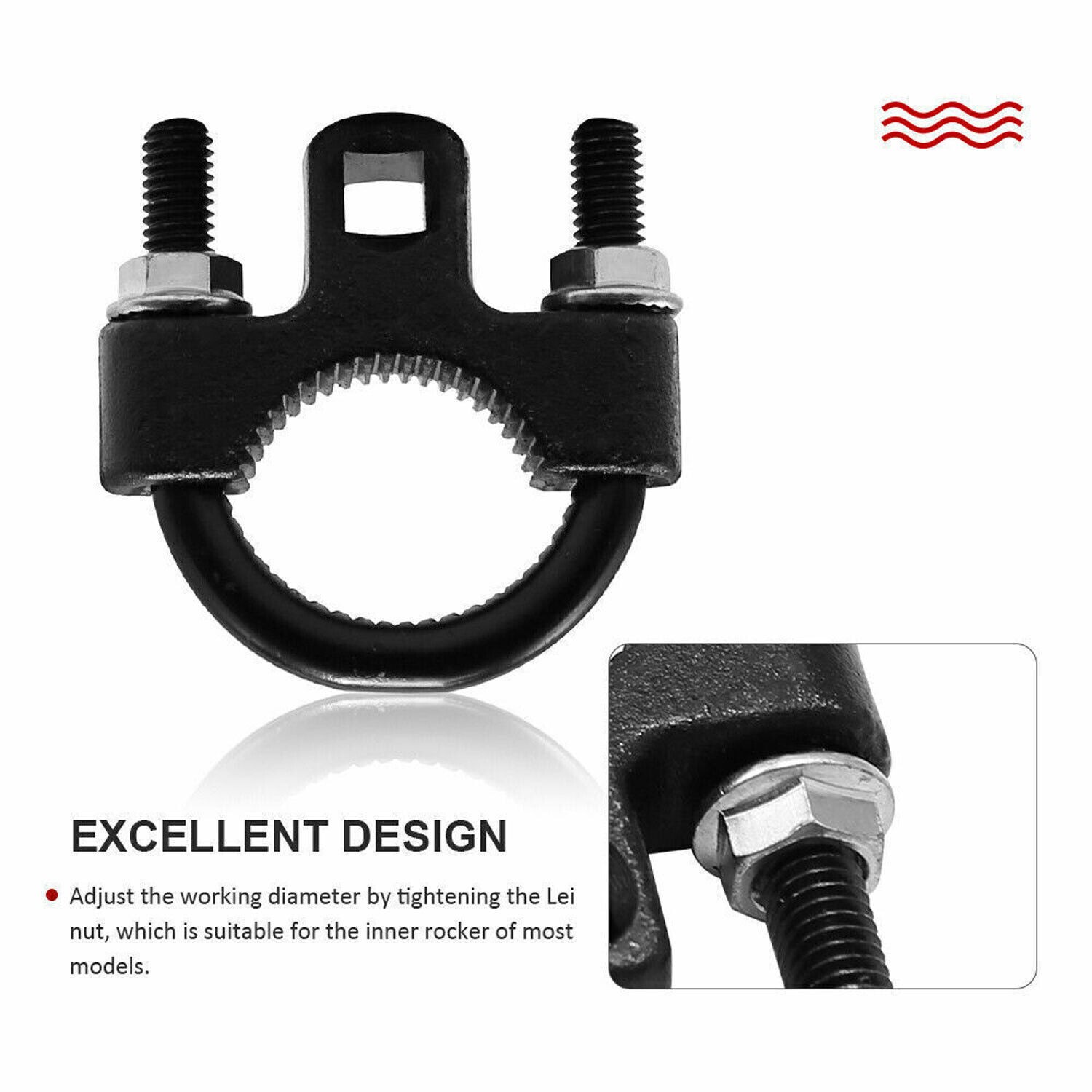 Inner Tie Rod Tool Removal Remover 3/8″ Low-Profile Turner Installer Hand Tool