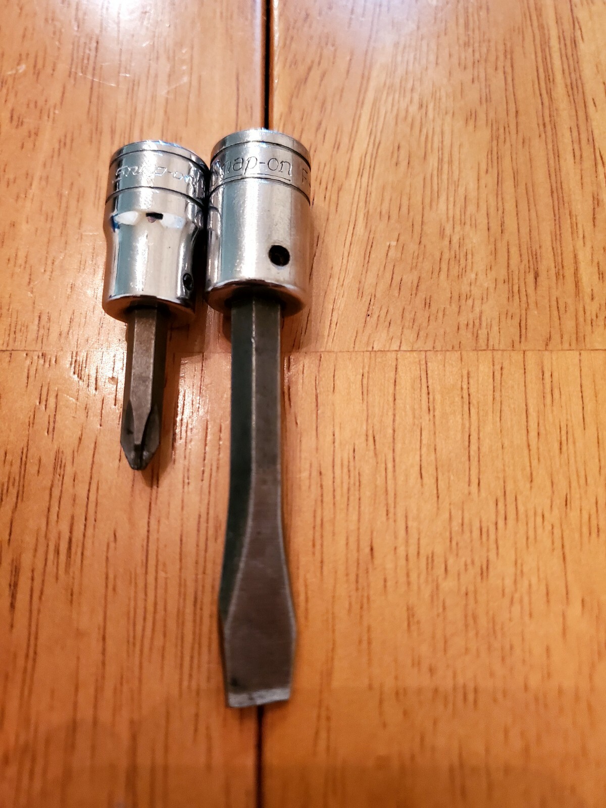 Snap On 3/8″ Drive #2 Phillips Flat Head Sockets Lot Of 2