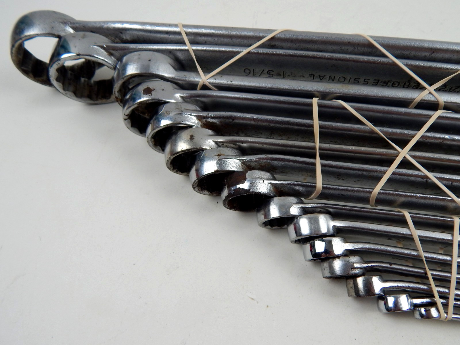 Proto & Challenger 1/4″ to 1-7/16″ 12 Point SAE Combination Wrench Set 15pc USA