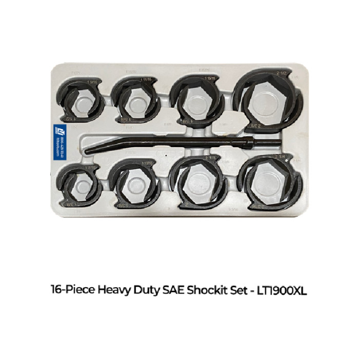 LTI by Milton@ 16-Piece SAE SHOCKIT™ Crows Foot Set: LT1900XL