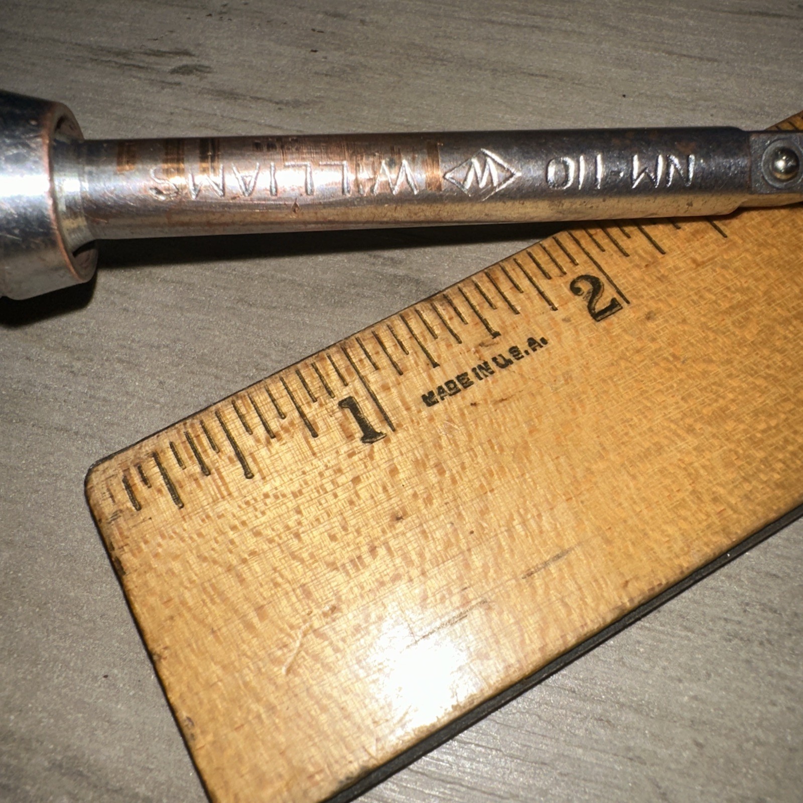 Vintage Williams Tools 1/4” Drive Locking Spinner Nut Driver Handle NM-110 (USA)