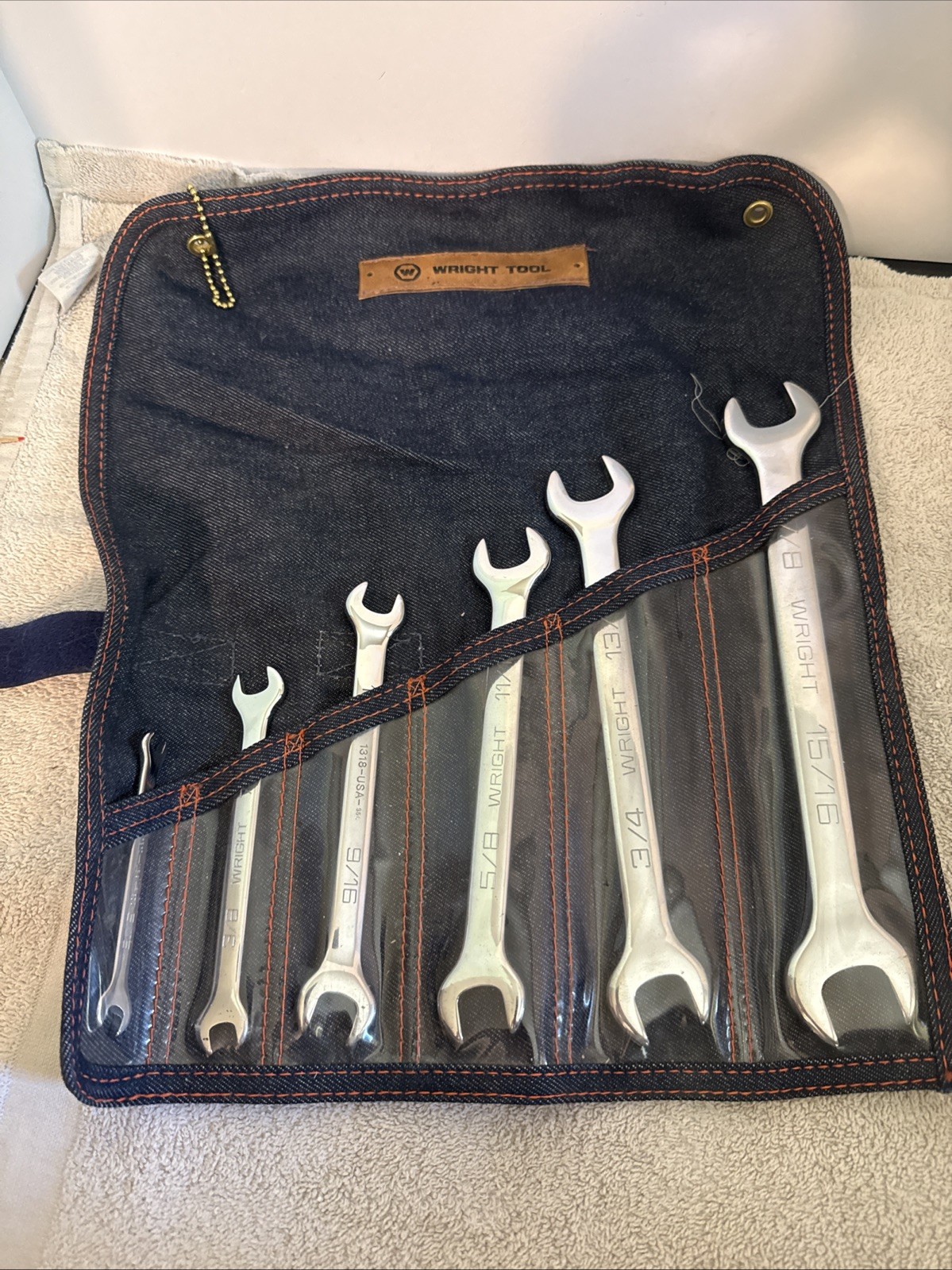 Wright Tool 6 pc. Open End Wrench Set 1/4 In. to 15/16 In. # 736