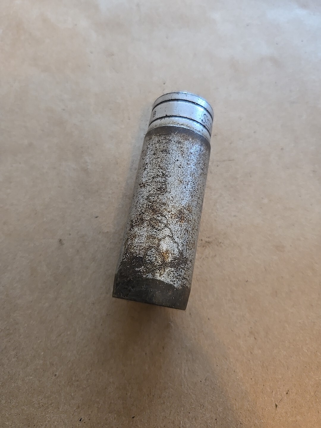 Snap On 1/2″ Drive 13/16″ 12PT Deep Socket Worn Modified S-261