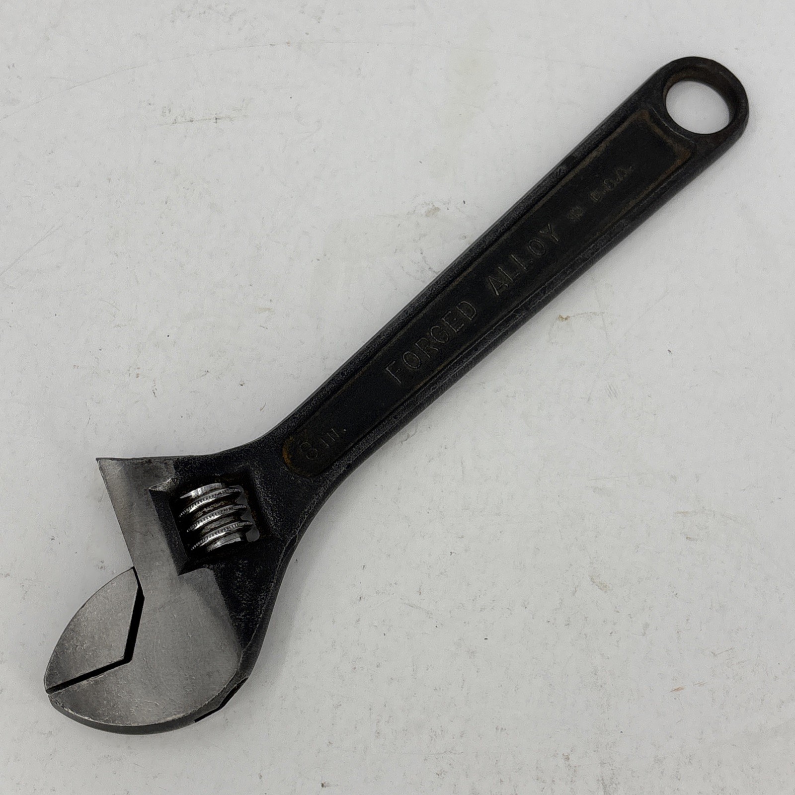 SK 8″ Adjustable Wrench Crescent VINTAGE S-K Tools Made In USA