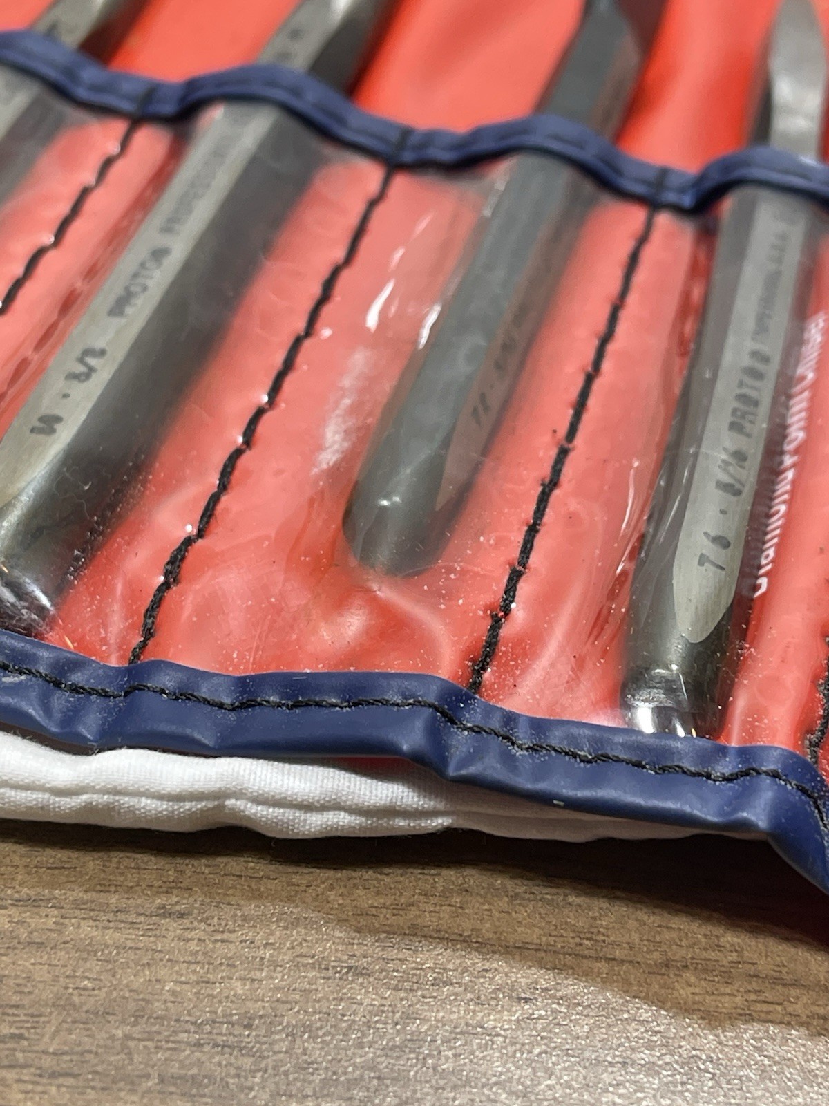 NEW Proto Professional 12pc Punch & Chisel Set No. 2 w/Pouch (MADE USA)