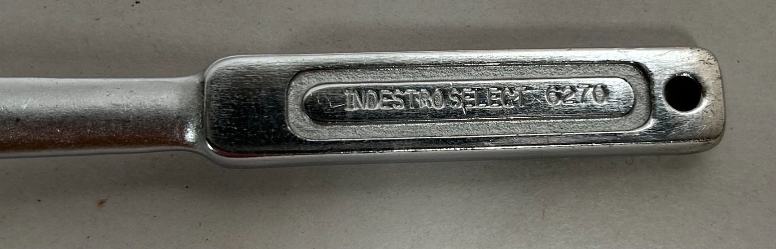 Vintage Indestro 6270 3/8″ Drive Socket Ratchet Tool Made in USA (A7)