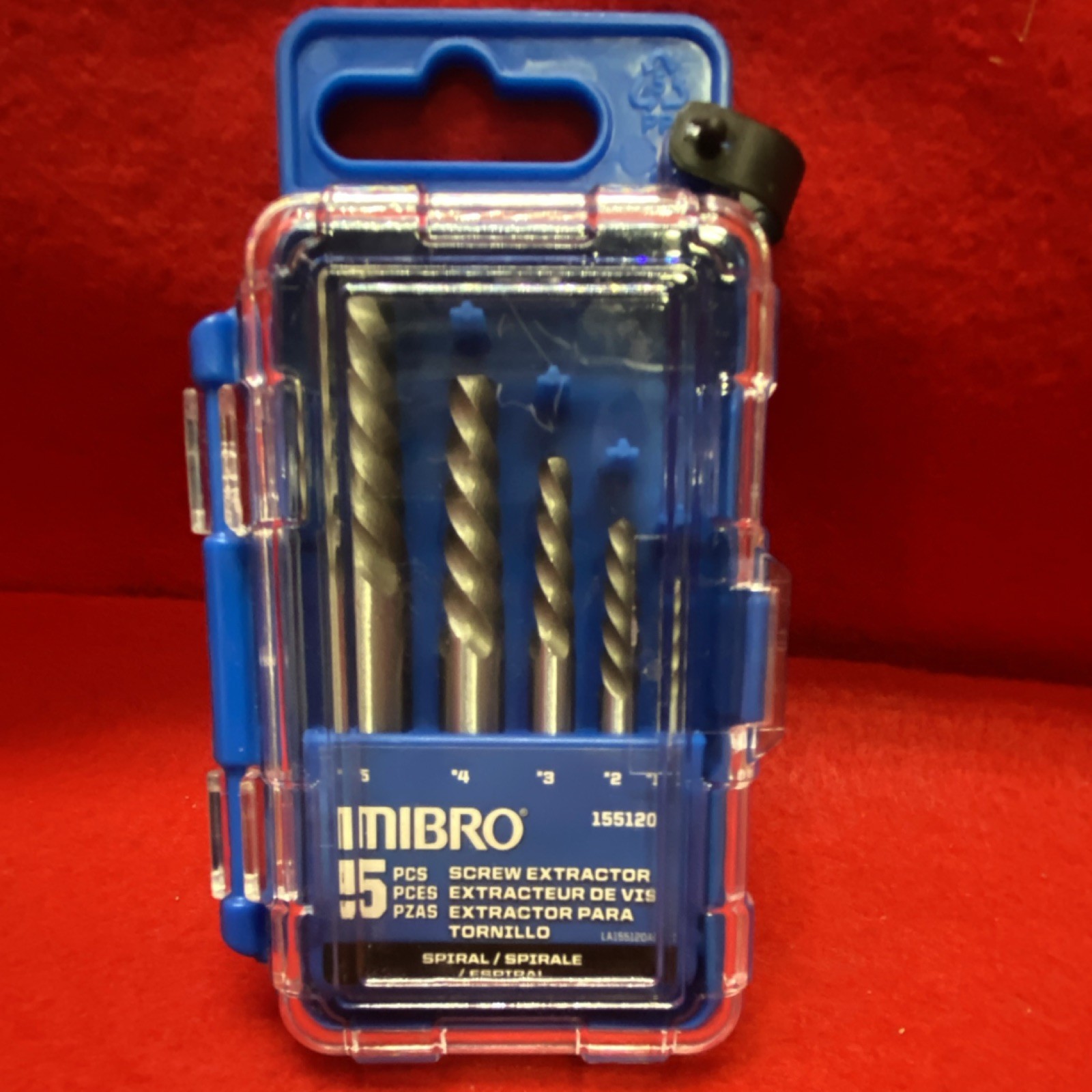 Mibro 5pcs Screw Extractor Spiral 155120