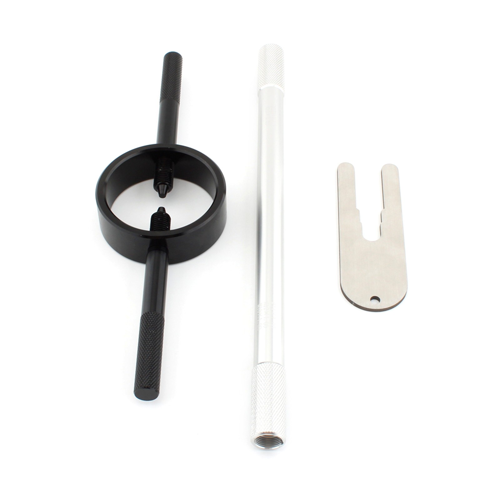 Fork Service Tool Kit Fork Spring Compressor Damper Rod Bleed Tool Black+Silver