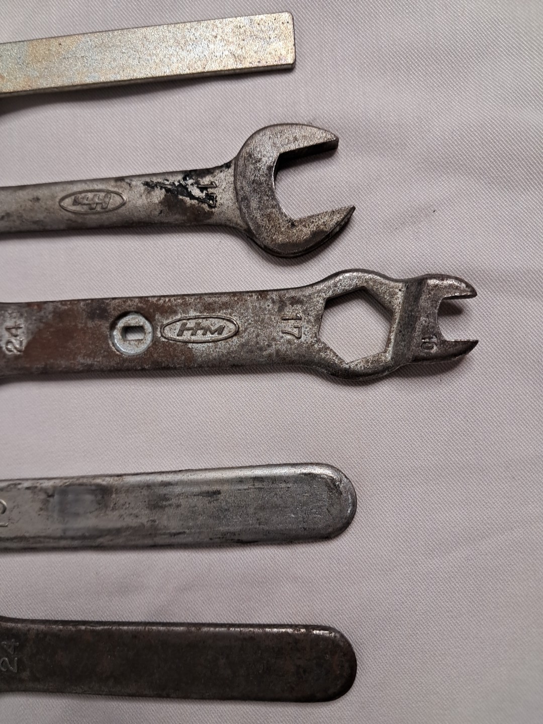 Lot Of 9 Vintage Motorcycle Tools Suzuki & HM (See Photos For Description)