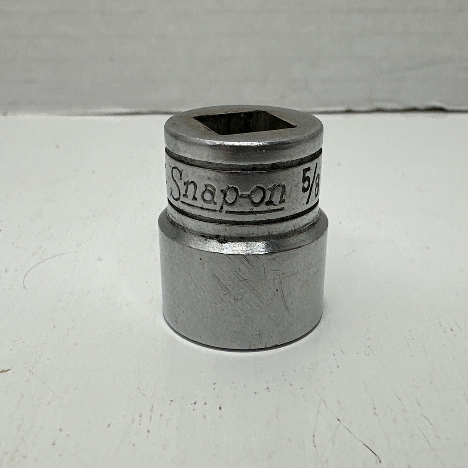 Vintage Snap On F201 5/8” Shallow Socket 3/8” Drive 12 Point USA