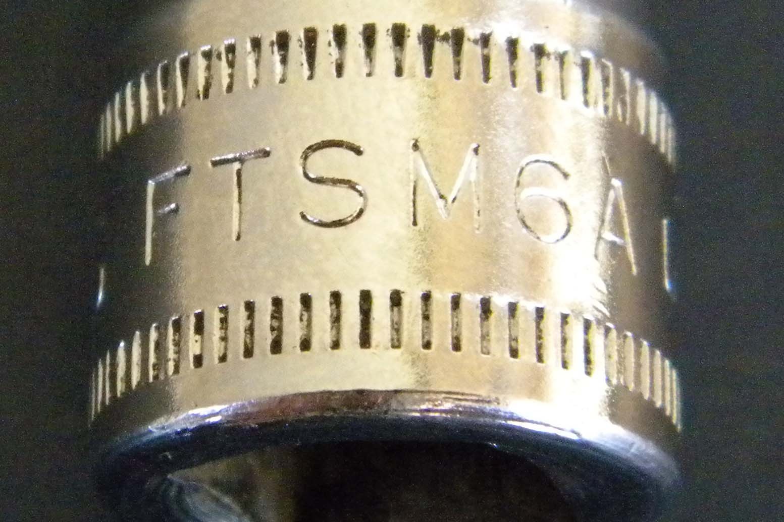 Vintage Snap-on FTSM6A 3/8″ DR 6mm Metric Triple Square Bit Socket, USA