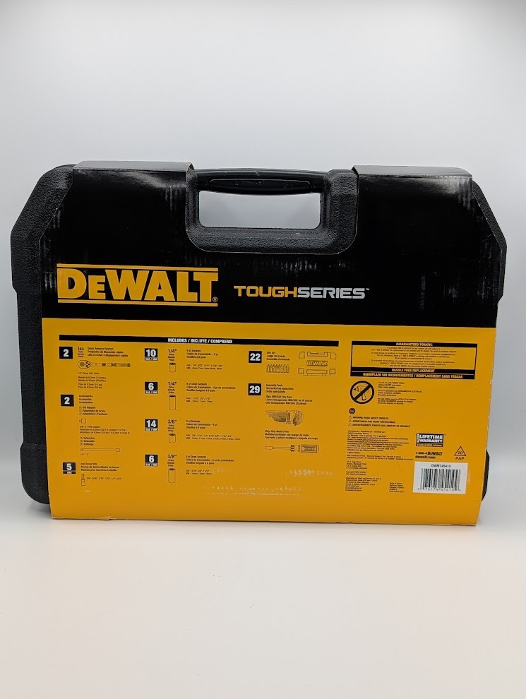 DeWalt Tough Series Mechanics Tool Set – 96 Pieces SAE & MM – DWMT45410 – NEW
