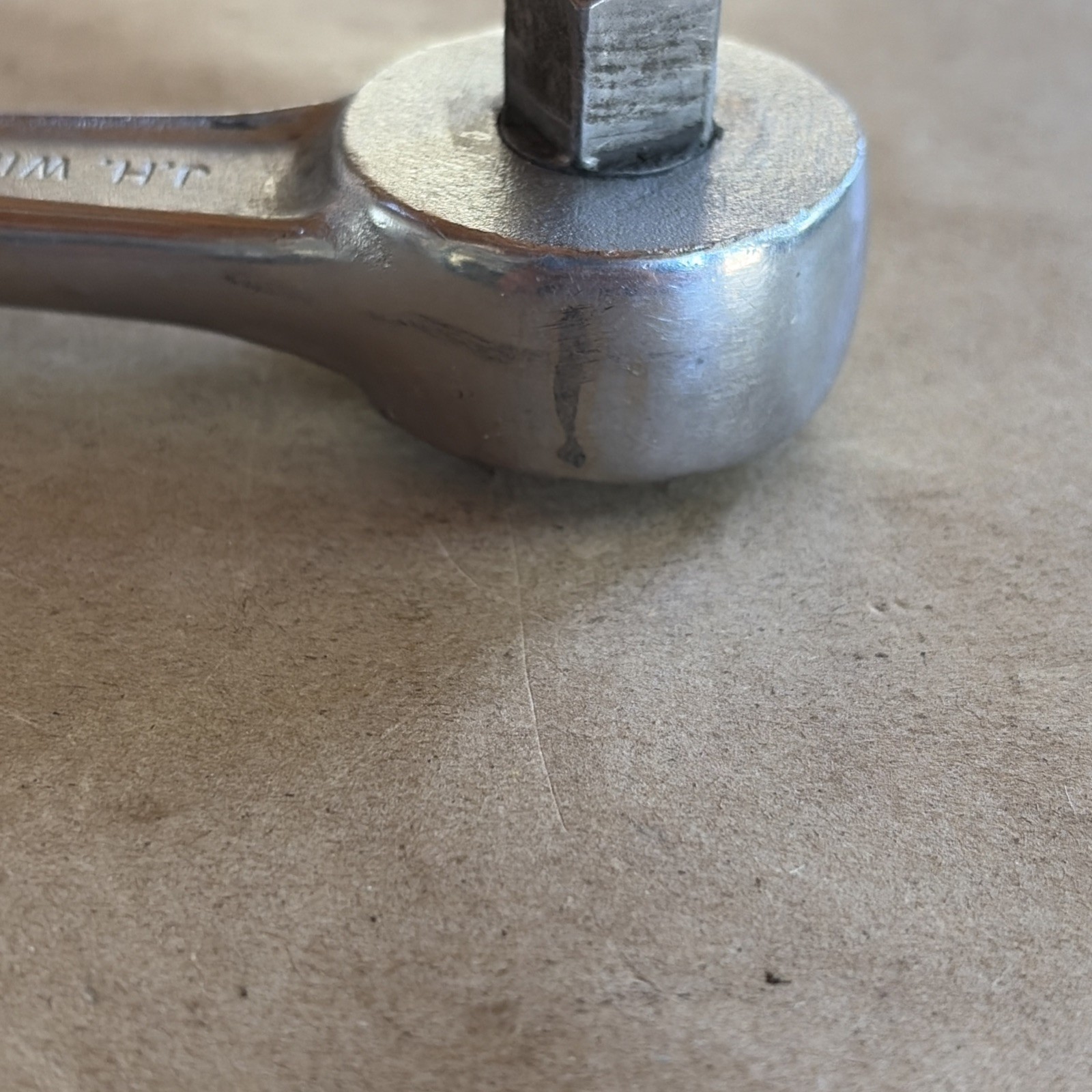 Vintage J.H. Williams No. S-52 Superratchet 1/2″ Drive 11″ With Knurled Handle