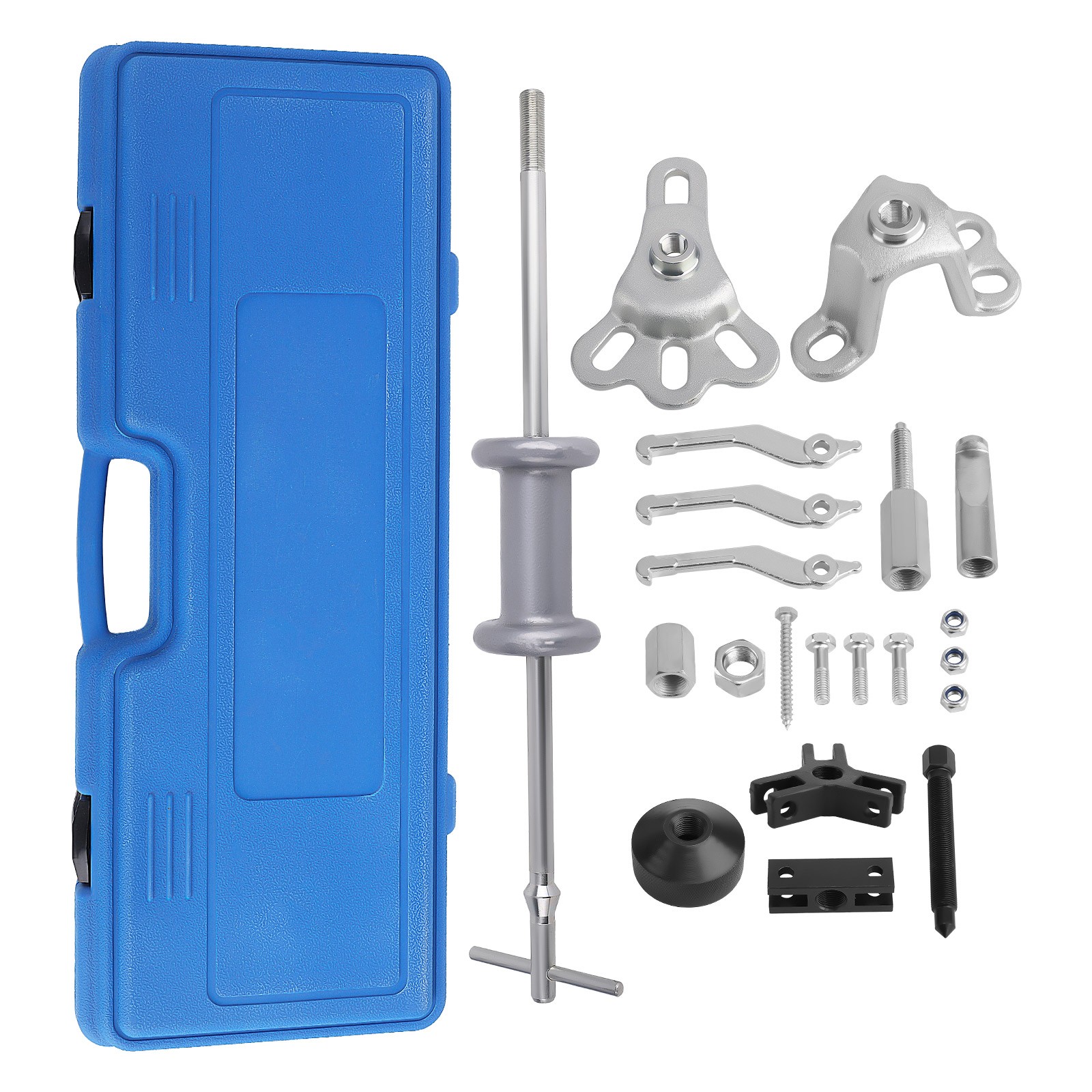 17Pcs Wheel Hub Puller Tool Set for Front Bearings & Rear Flange Axle Removal