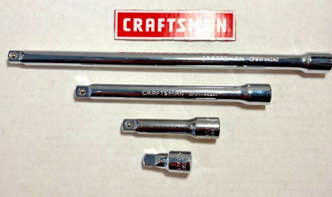 Craftsman 1/4 Drive, 3/8 Drive and 1/2 Drive Extensions(Pick a Size)